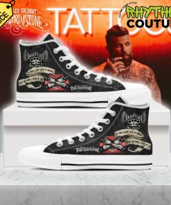 Brantley Gilbert Fire and Brimstone Canvas Shoes