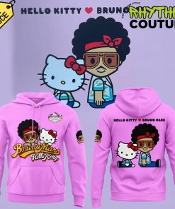 Bruno Mars x Hello Kitty Limited Edition Pink Hoodie