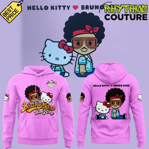 Bruno Mars x Hello Kitty Limited Edition Pink Hoodie