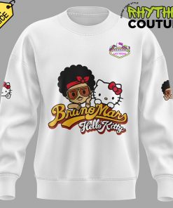 Bruno Mars x Hello Kitty Limited Edition White Sweatshirt