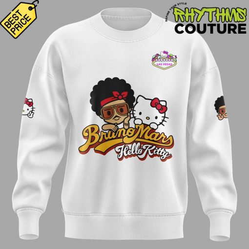 Bruno Mars x Hello Kitty Limited Edition White Sweatshirt