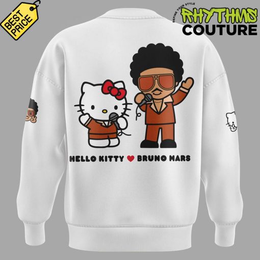 Bruno Mars x Hello Kitty Limited Edition White Sweatshirt