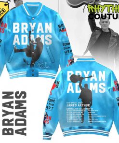 Bryan Adams World Tour Special Edition Blue Baseball Jacket