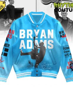 Bryan Adams World Tour Special Edition Blue Baseball Jacket