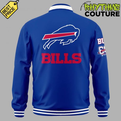 Buffalo Bills 60th Anniversary Special Edition Blue Bomber Jacket