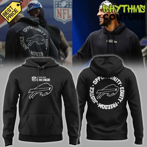 Buffalo Bills NFL Inspire Change Black Hoodie