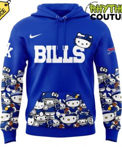 Buffalo Bills x Hello Kitty Night Special Edition Blue Hoodie