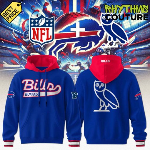 Buffalo Bills x OVO Special Edition Blue Hoodie