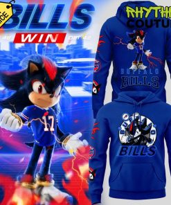 Buffalo Bills x Shadow the Hedgehog Blue Hoodie