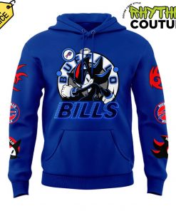 Buffalo Bills x Shadow the Hedgehog Blue Hoodie