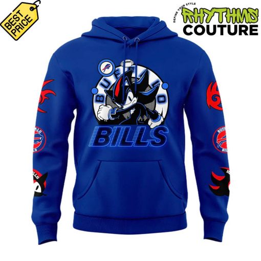 Buffalo Bills x Shadow the Hedgehog Blue Hoodie