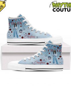 Cher Christmas High Top Canvas Shoes