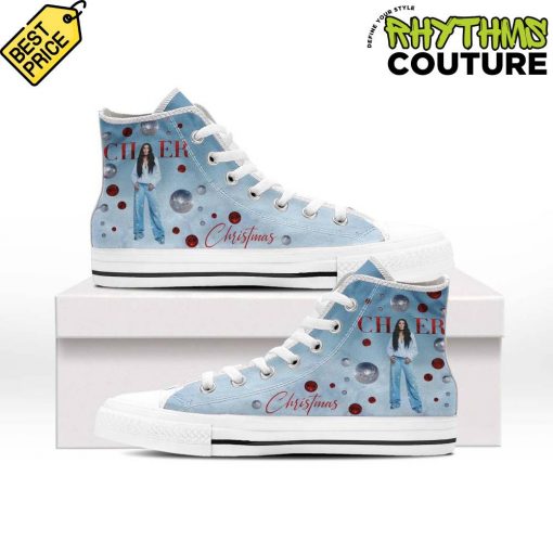 Cher Christmas High Top Canvas Shoes