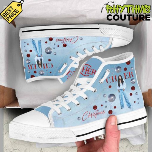 Cher Christmas High Top Canvas Shoes