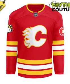 Calgary Flames x Hello Kitty 50th Anniversary Hockey Jersey