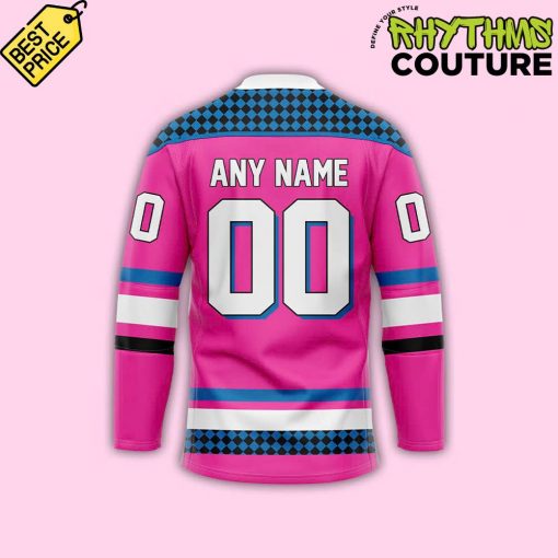 Charlotte Checkers Neon Night Special Edition Hockey Jersey