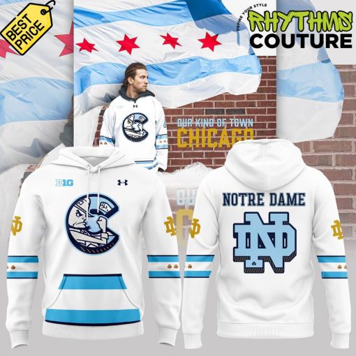 Chicago Cubs x Notre Dame Fighting Irish Special Edition White Hoodie