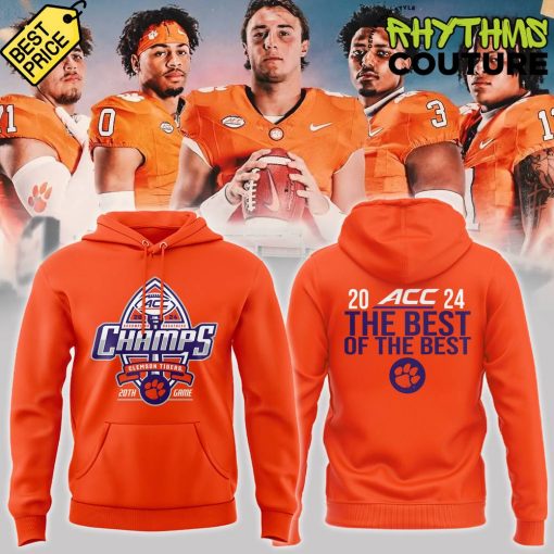 Clemson Tigers 2024 ACC Football Conference Champions Special Edition Hoodie