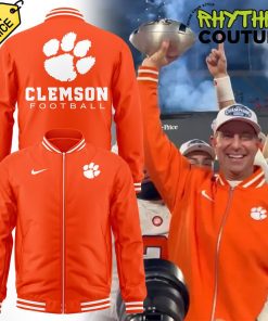 Clemson Tigers Coach Dabo Swinney 2024 ACC Football Conference Champions Bomber Jacket