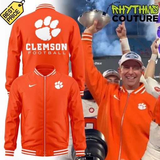 Clemson Tigers Coach Dabo Swinney 2024 ACC Football Conference Champions Bomber Jacket