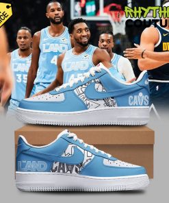 Cleveland Cavaliers Gallery Blue Blake Special Edition Air Force 1 Shoes