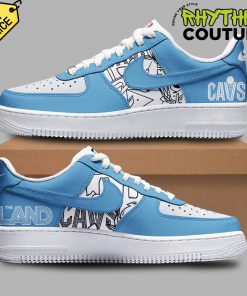 Cleveland Cavaliers Gallery Blue Blake Special Edition Air Force 1 Shoes