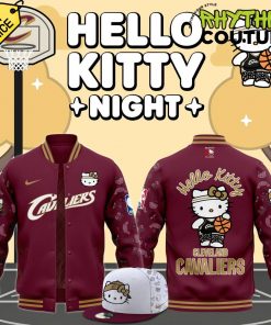 Cleveland Cavaliers x Hello Kitty 50th Anniversary Limited Edition Baseball Jacket