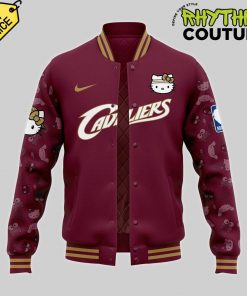 Cleveland Cavaliers x Hello Kitty 50th Anniversary Limited Edition Baseball Jacket