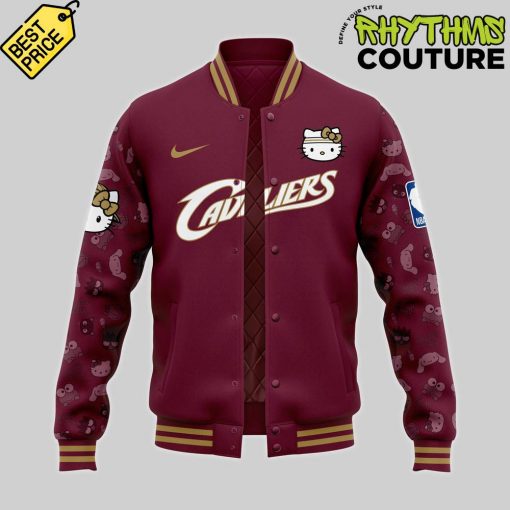 Cleveland Cavaliers x Hello Kitty 50th Anniversary Limited Edition Baseball Jacket