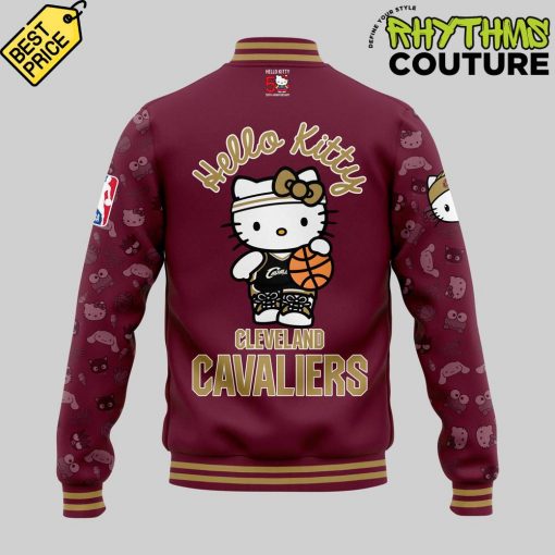 Cleveland Cavaliers x Hello Kitty 50th Anniversary Limited Edition Baseball Jacket