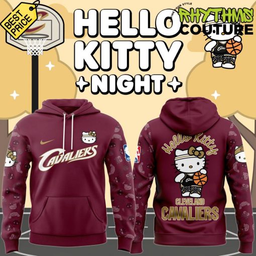 Cleveland Cavaliers x Hello Kitty 50th Anniversary Limited Edition Hoodie