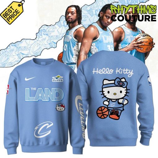 Cleveland Cavaliers x Hello Kitty City Edition Blue Sweatshirt