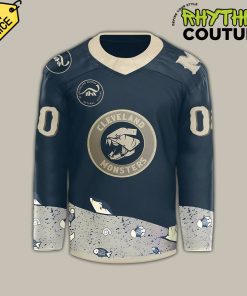 Cleveland Monsters x 2024 FOSSIL FACEOFF Special Edition Hockey Jersey