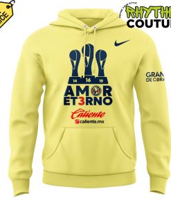 Club America CHAMPION FOR THE THIRD TIME IN A ROW Special Edition Hoodie