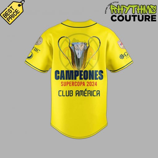 Club America Campeones Supercopa 2024 Baseball Jersey