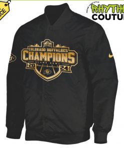 Colorado Buffaloes Alamo Bowl Champions Black Bomber Jacket