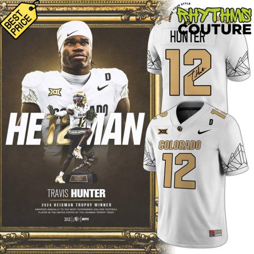 Colorado Buffaloes Heisman Travis Hunter Special Edition White Jersey