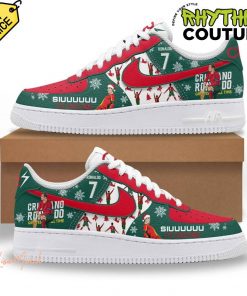 Cristiano Ronaldo CR7 Siuuu Christmas Air Force 1 Sneaker