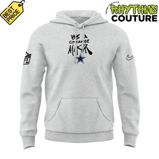 Dallas Cowboys NFL Be A Change Maker Grey Hoodie