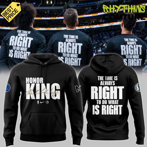 Dallas Mavericks x 2025 Martin Luther King Day Special Edition Black Hoodie