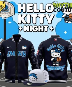 Dallas Mavericks x Hello Kitty 50th Anniversary Limited Edition Baseball Jacket