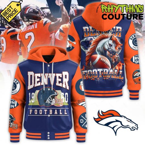 Denver Broncos Football Special Edition Hooded Baseball Jacket