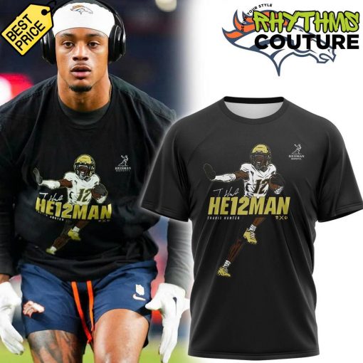 Denver Broncos He12man Signature Black Tee