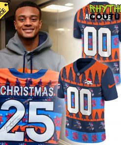 Denver Broncos NFL Christmas Version Football Jersey