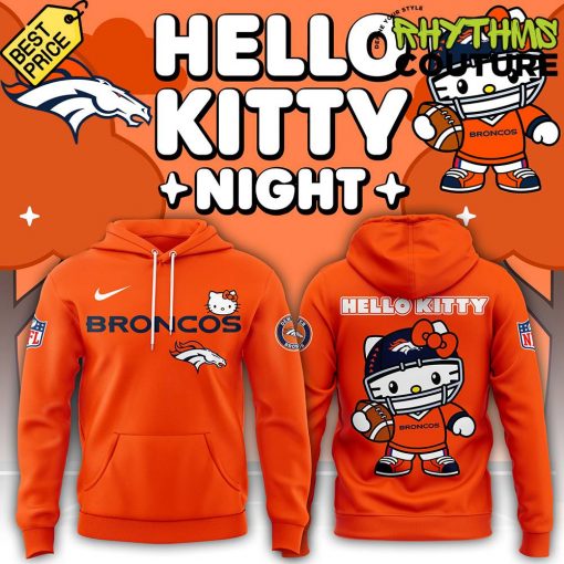 Denver Broncos x Hello Kitty Special Edition Hoodie