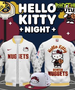 Denver Nuggets x Hello Kitty 50th Anniversary Limited Edition Baseball Jacket