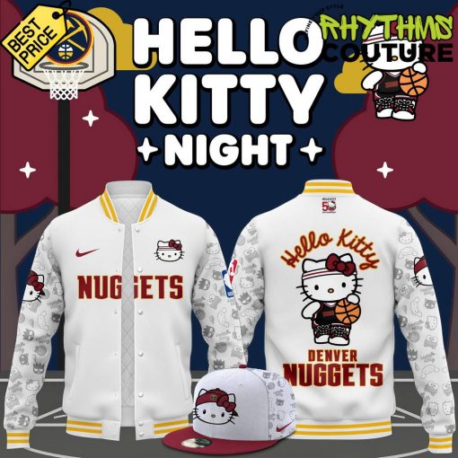 Denver Nuggets x Hello Kitty 50th Anniversary Limited Edition Baseball Jacket