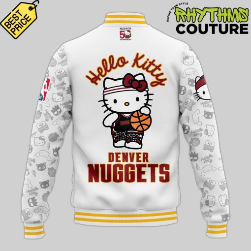 Denver Nuggets x Hello Kitty 50th Anniversary Limited Edition Baseball Jacket