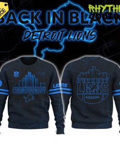 Detroit Lions Back In Black Special Edition Sweater