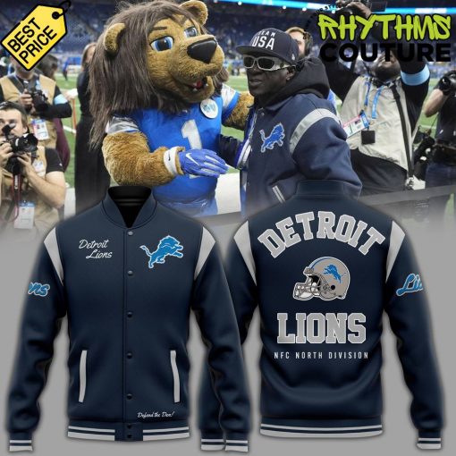 Detroit Lions FLAVOR FLAV Special Edition Baseball Jacket